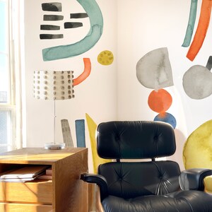 Abstract Shapes Bright Large Kit Fabric Wall Decal Mej Mej image 4