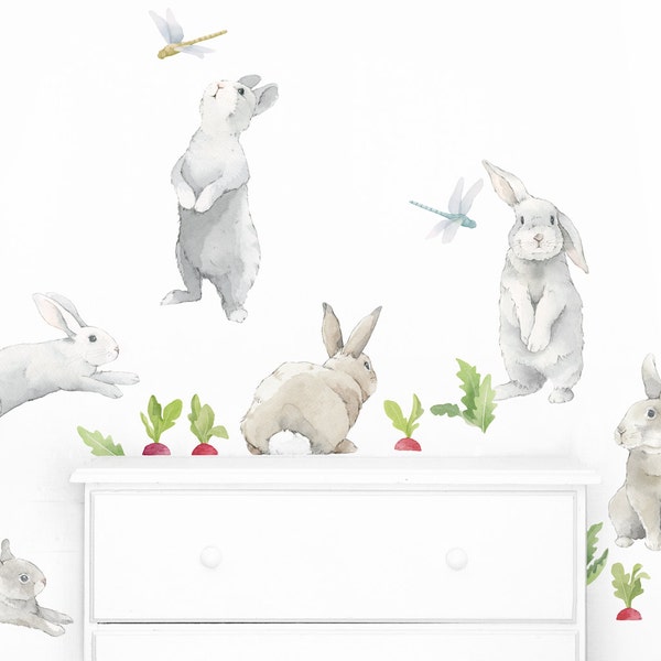 Bunny Kit - Fabric Wall Decal - Hop - Mej Mej