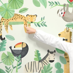 Jungle Kit Fabric Wall Decal Modern Jungle Mej Mej image 3