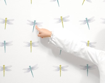 Dragonfly Toss - Fabric Wall Decal - Hop - Mej Mej