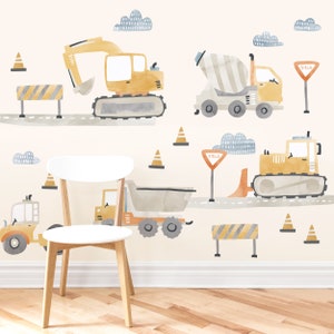Construction Kit Large Fabric Wall Decal Away We Go Mej Mej image 2