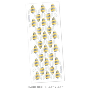 Bee Toss Fabric Wall Decal Hop Mej Mej image 2