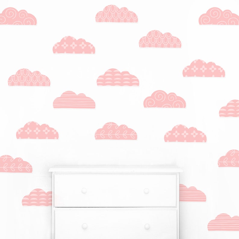 Cloud Fabric Wall Decals Rose Mej Mej image 4