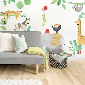 Jungle Kit Fabric Wall Decal Modern Jungle Mej Mej image 4