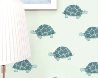 Turtle Toss - Peel-and-Stick Wall Decals - Mej Mej