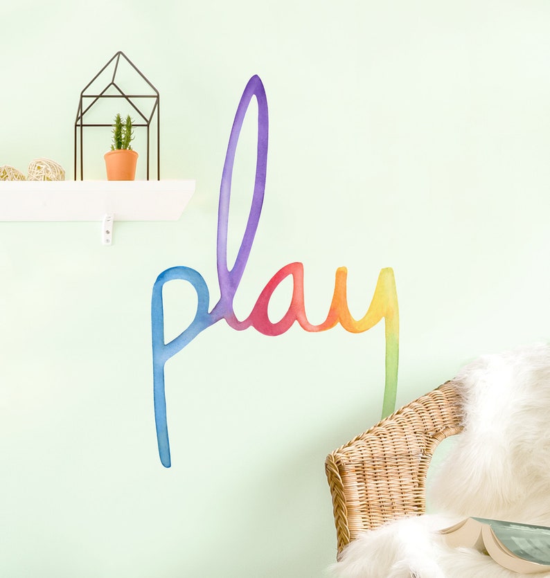 Play Fabric Wall Decal Color Story Mej Mej image 3