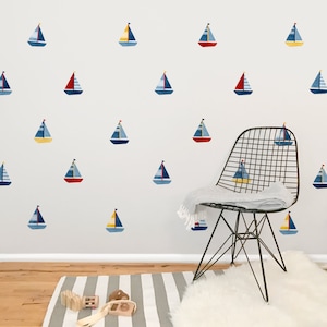 Boat Toss - Fabric Wall Decal - Sag Harbor - Mej Mej