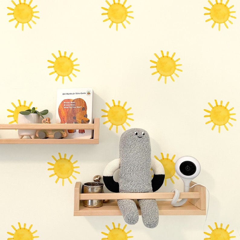 Mini Suns Fabric Wall Decal Color Story Mej Mej image 1