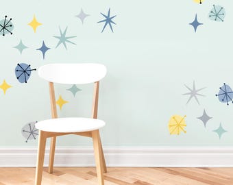 Atomic Stars - Fabric Wall Decal - Galaxy - Mej Mej