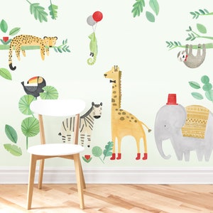 Jungle Kit - Fabric Wall Decal - Modern Jungle - Mej Mej