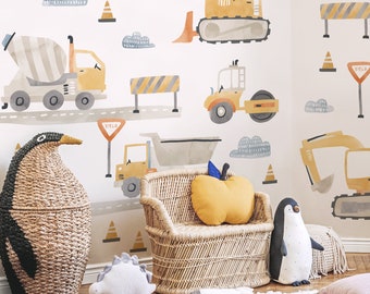 Construction Kit - Large - Fabric Wall Decal - Away We Go - Mej Mej