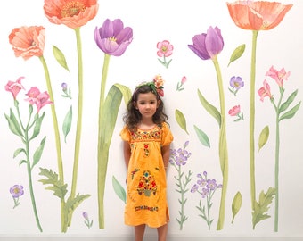 Make A Meadow - Large - Peel-and-Stick Wall Decals - Mej Mej
