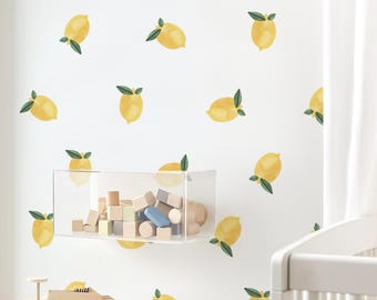 Fresh Lemons - Peel-And-Stick Wall Decals - Mej Mej