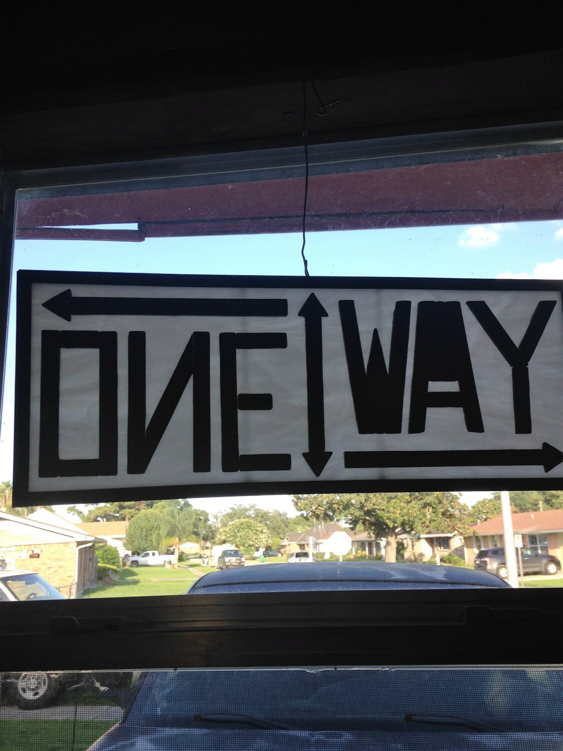 One Way Sign - Etsy
