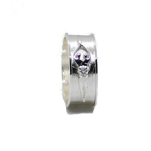 Unisex Soulmate Ring - Sterling Silver Two CZ Stones
