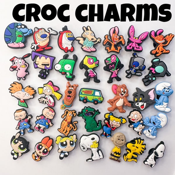 35 croc charm 90s cartoons