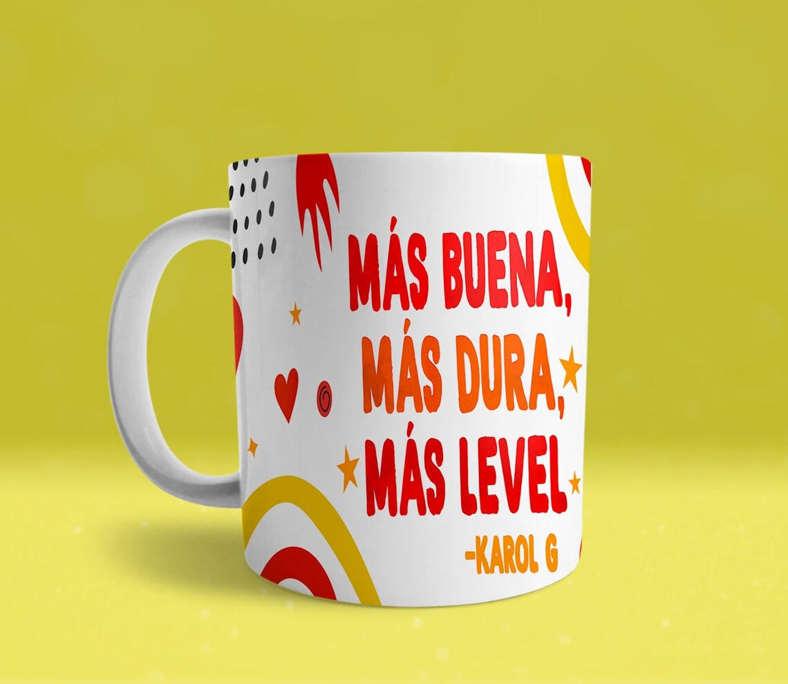 Diseños de FRASES de la Bichota Para Sublimar tazas Etsy España