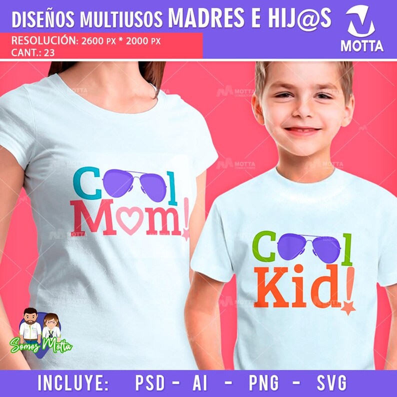 Download Vectores para Camisetas Día de la MADRE Madre e hijos ...