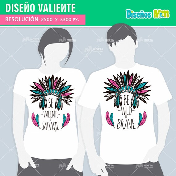 Download Design for T-shirt be WILD be brave-Vector to print T-shirt be brave-design for T-shirt-design ...