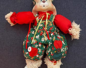 cute vintage 1995 House of Lloyd Christmas bunny (BAA)