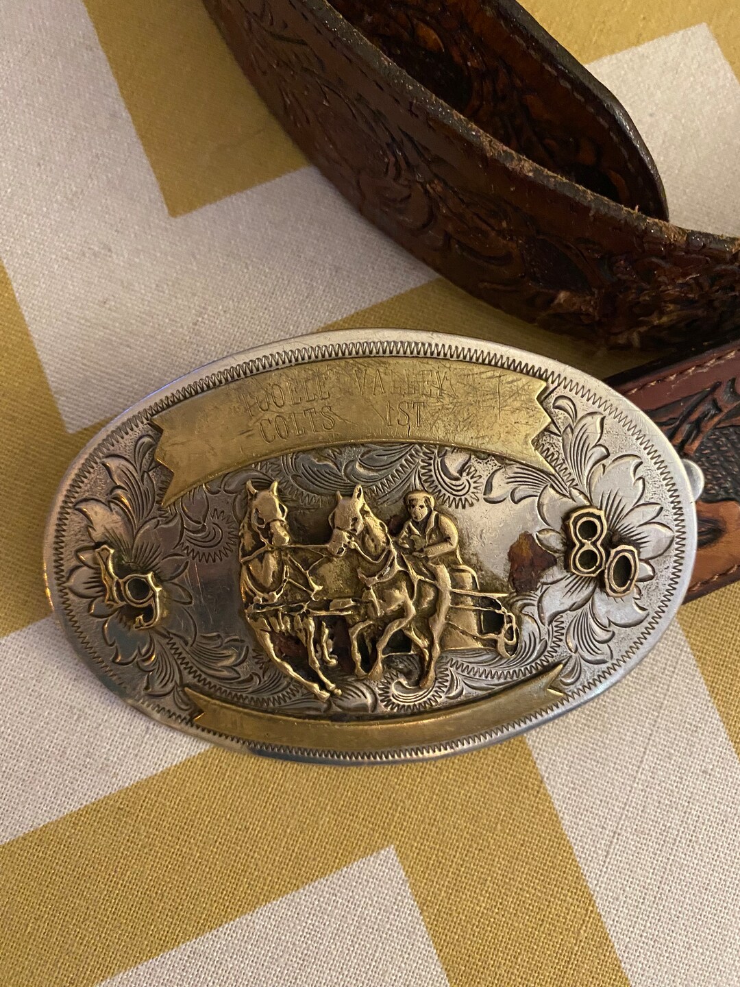 CarBillie PU Vintage Buckle Waist Belt