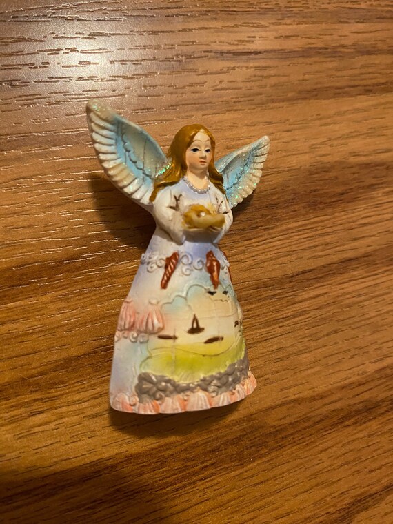 Gorgeous carved angel pin/brooch - image 3