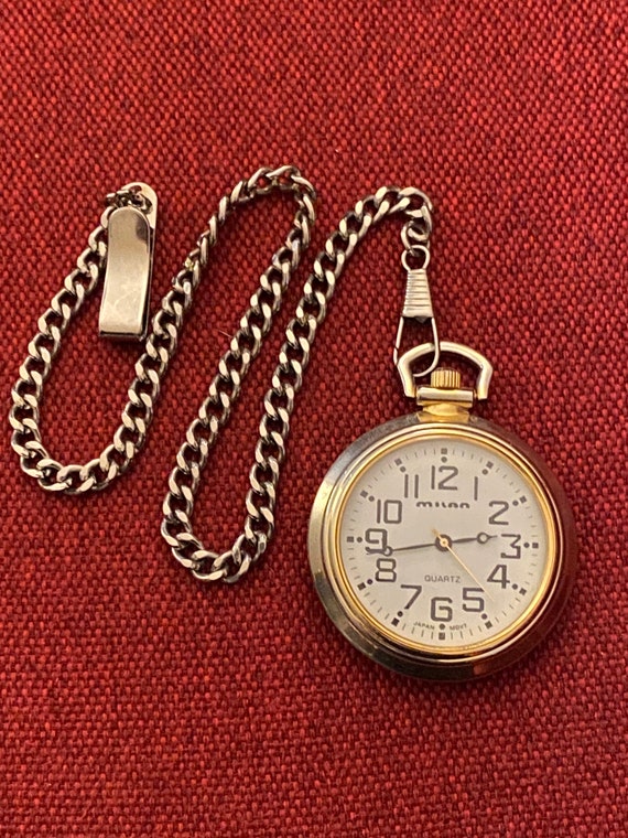 Milan gold pocket watch deals