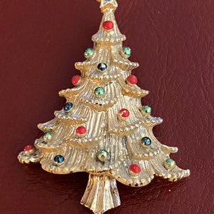 Vintage Gerry’s Christmas tree pin/brooch (j)