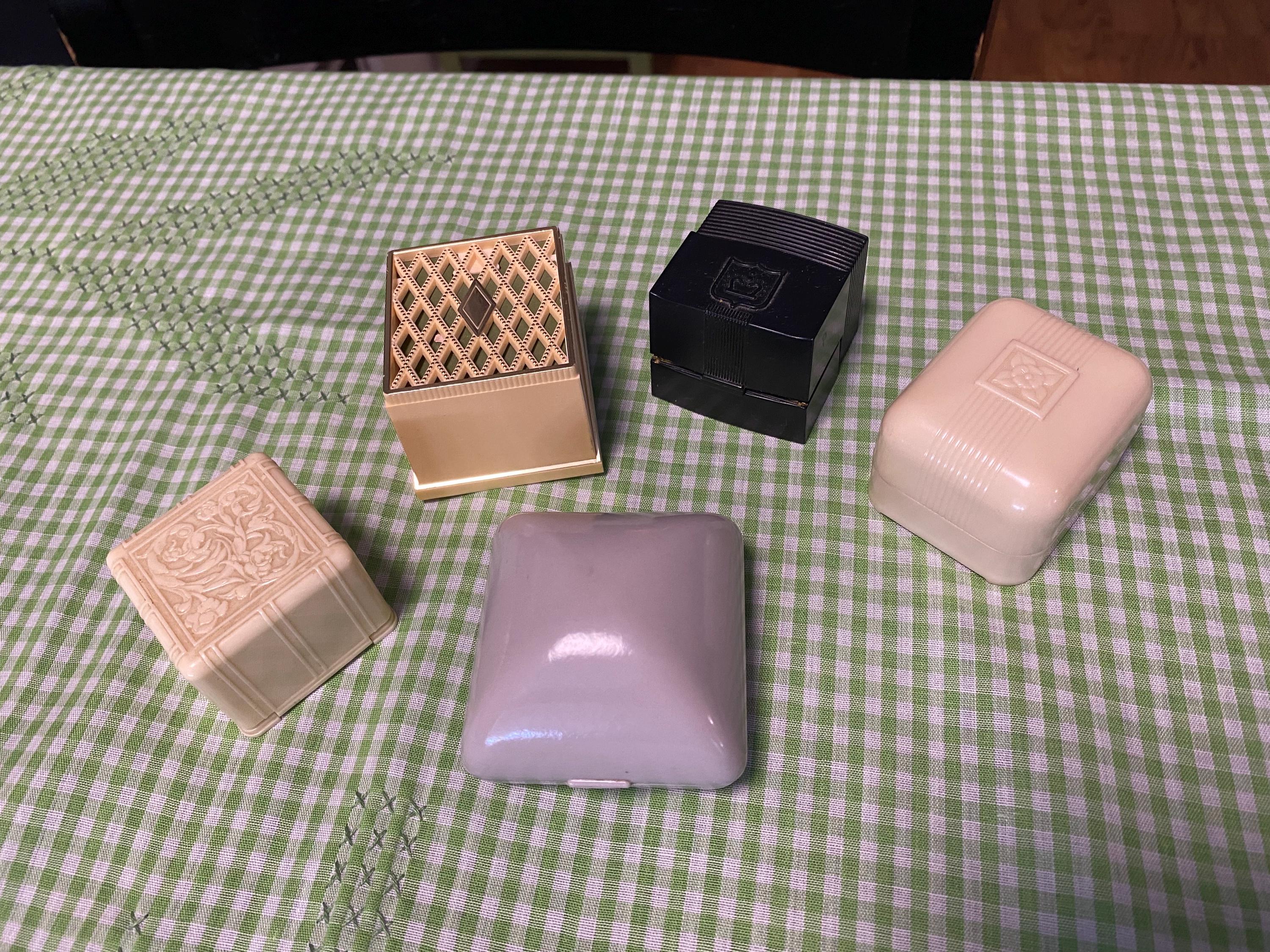 米国ヴィンテージ セルロイド リングボックス（リメイク品） Celluloid Ring Box - Etsy