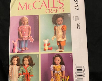McCall’s 18” doll clothes pattern