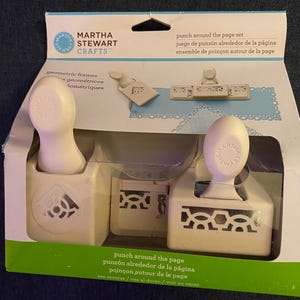 Martha Stewart punch around the page 2 geometric pattern punches (a)
