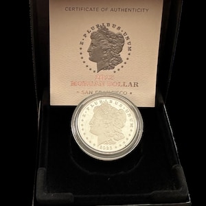 2023 S Morgan Silver Dollar Uncirculated Proof Coin (23XF), W/Box & COA, Direct from Mint ON HAND