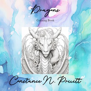 Dragons - Coloring Book - 28 Pages Total - Printable Coloring Sheet - Digital Download
