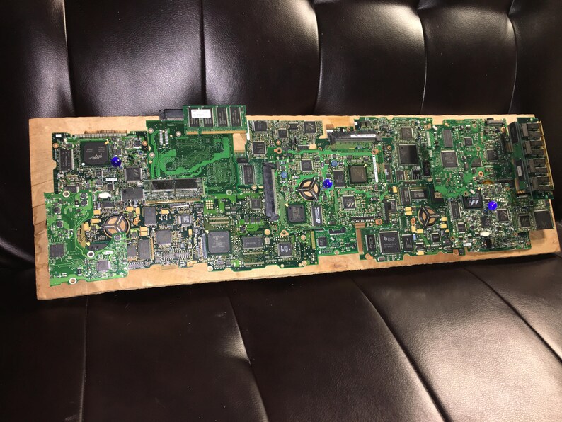 Circuit Board Wall Art 7.25x 24.5 | Etsy