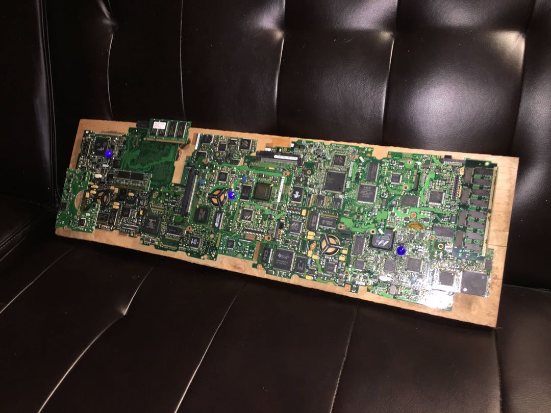 Circuit Board Wall Art 7.25x 24.5 Etsy