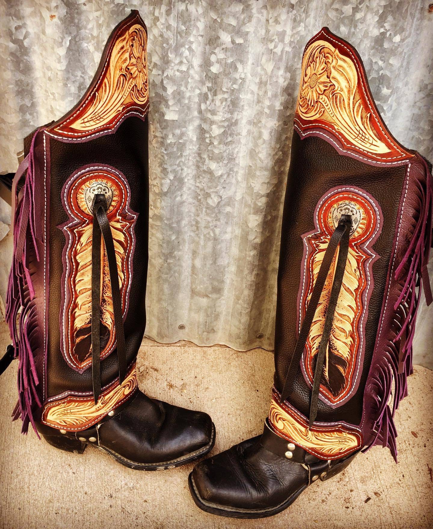 cowboy half chaps