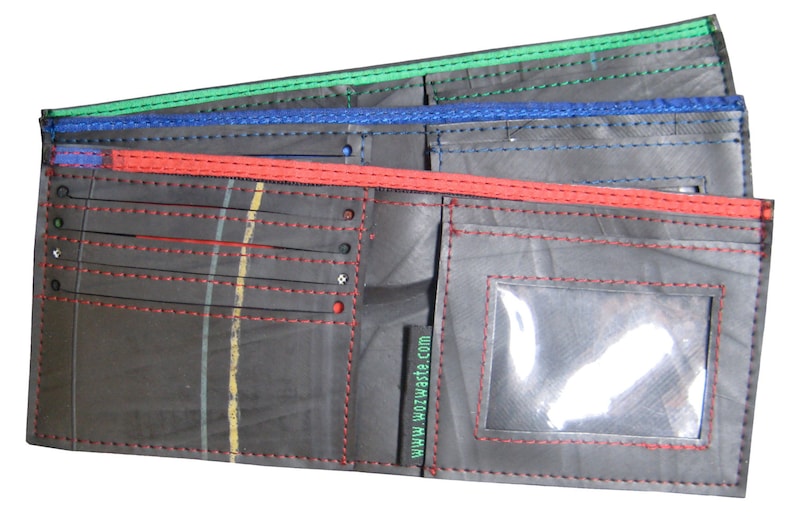 Inner Tube 4 Card & Photo Wallet, Vegan Wallet, Upcycled Wallet, Fair