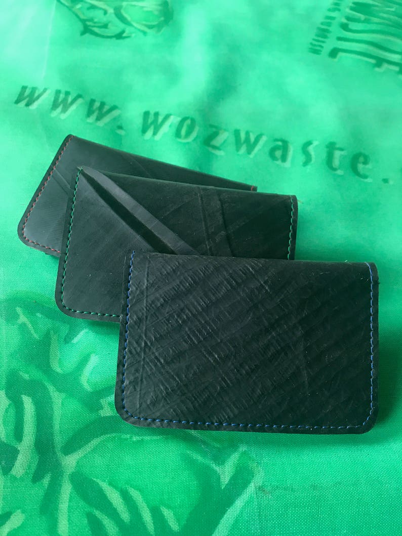 Inner Tube Card/coin Wallet, Vegan Wallet, Upcycled Wallet, Fair Trade