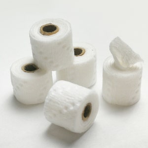 6 pezzi in scala 1:24 accessori in miniatura per casa delle bambole rotoli di carta velina bagno toilette giocattoli per bambini decorazioni per casa delle bambole fai da te