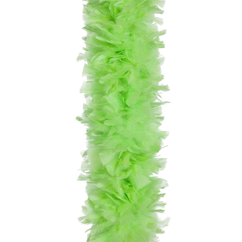 Lime Green 150 Gram Turkey Feather Boas Turkey Ruff Etsy