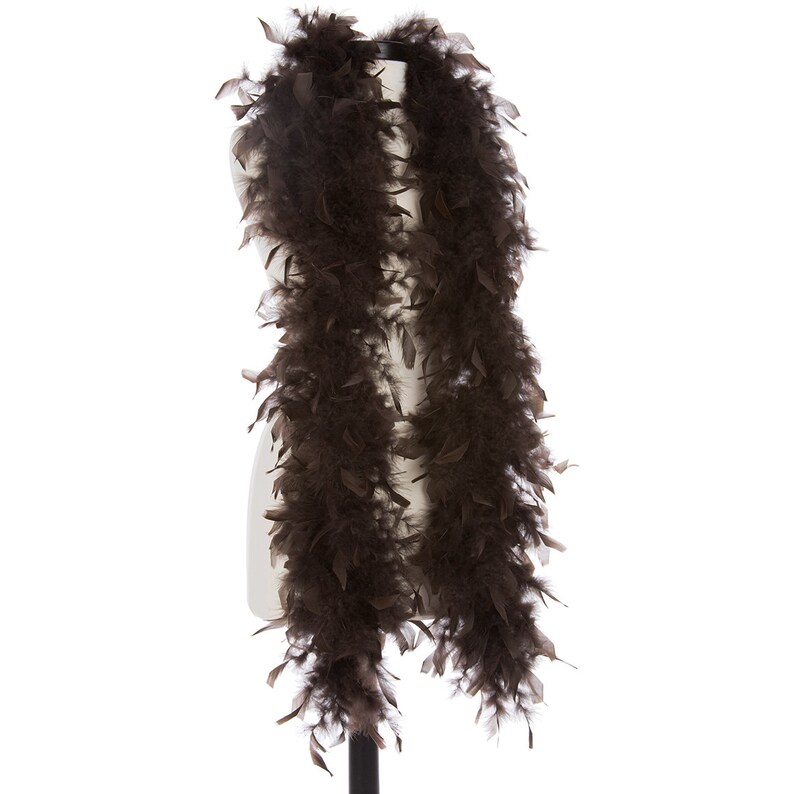 Brown 40 Gram Chandelle Feather Boas