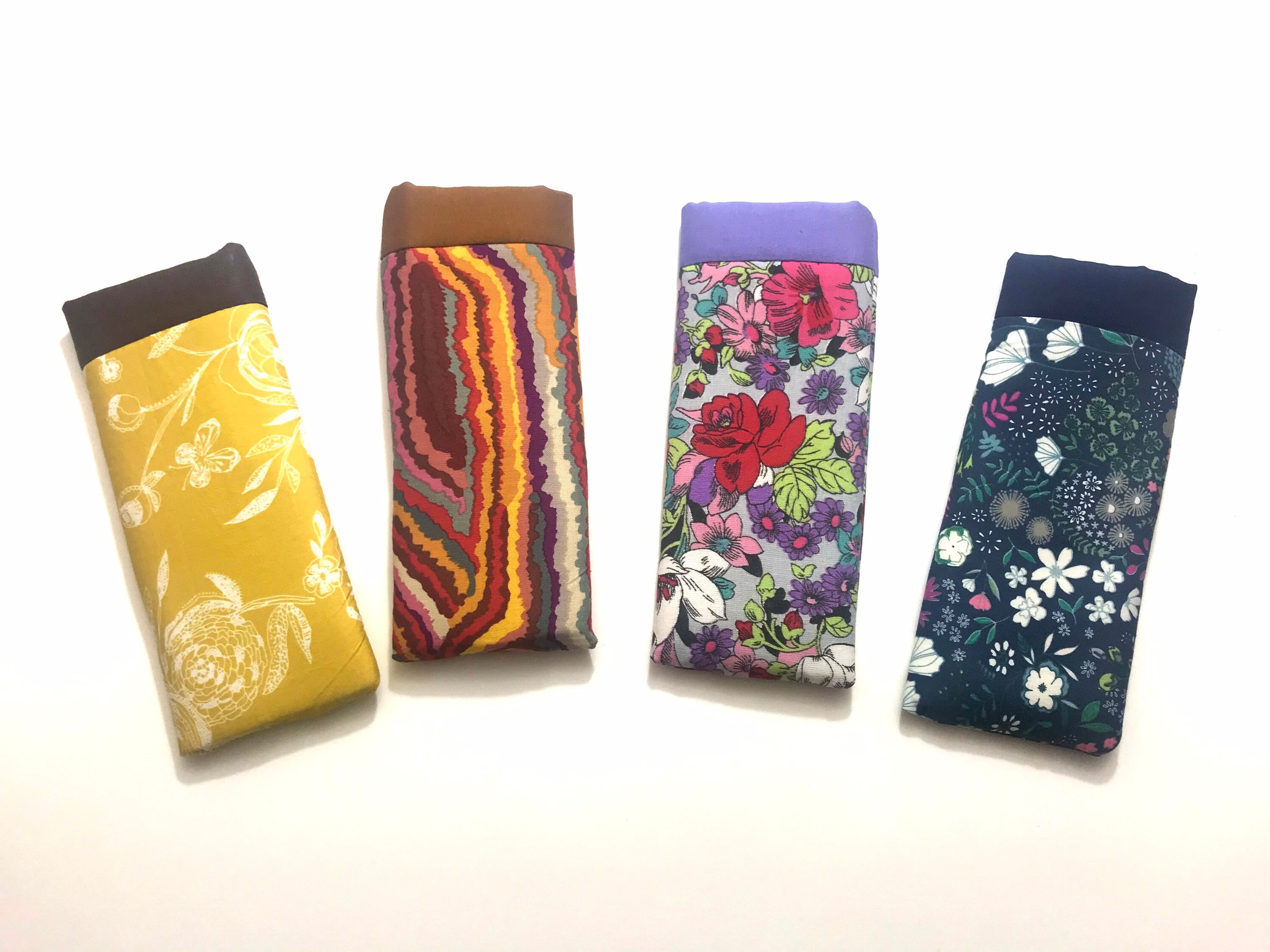 Glasses cases sunglasses case different fabric options | Etsy