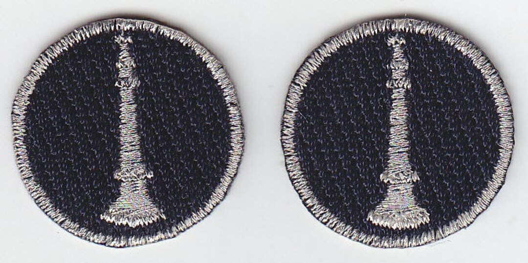 1 Bugle Fire Lieutenant LT 1 Silver on Midnight Navy Etsy