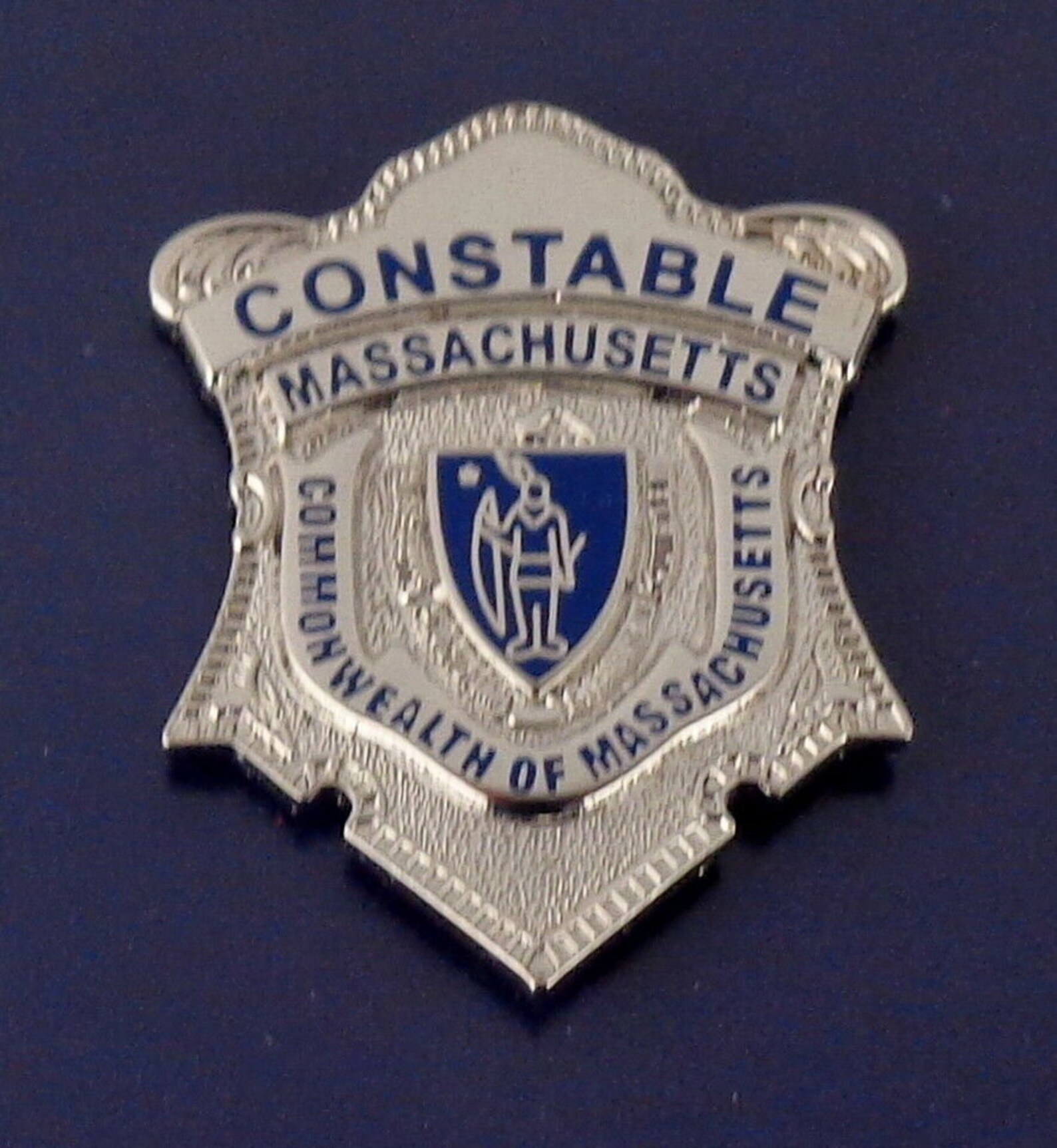 CONSTABLE Commonwealth of Massachusetts Silver Mini Badge Etsy