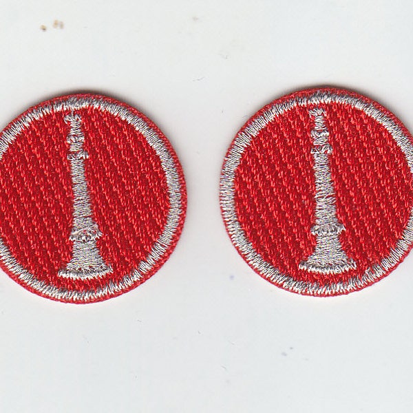Embroidered Fire Bugles Etsy