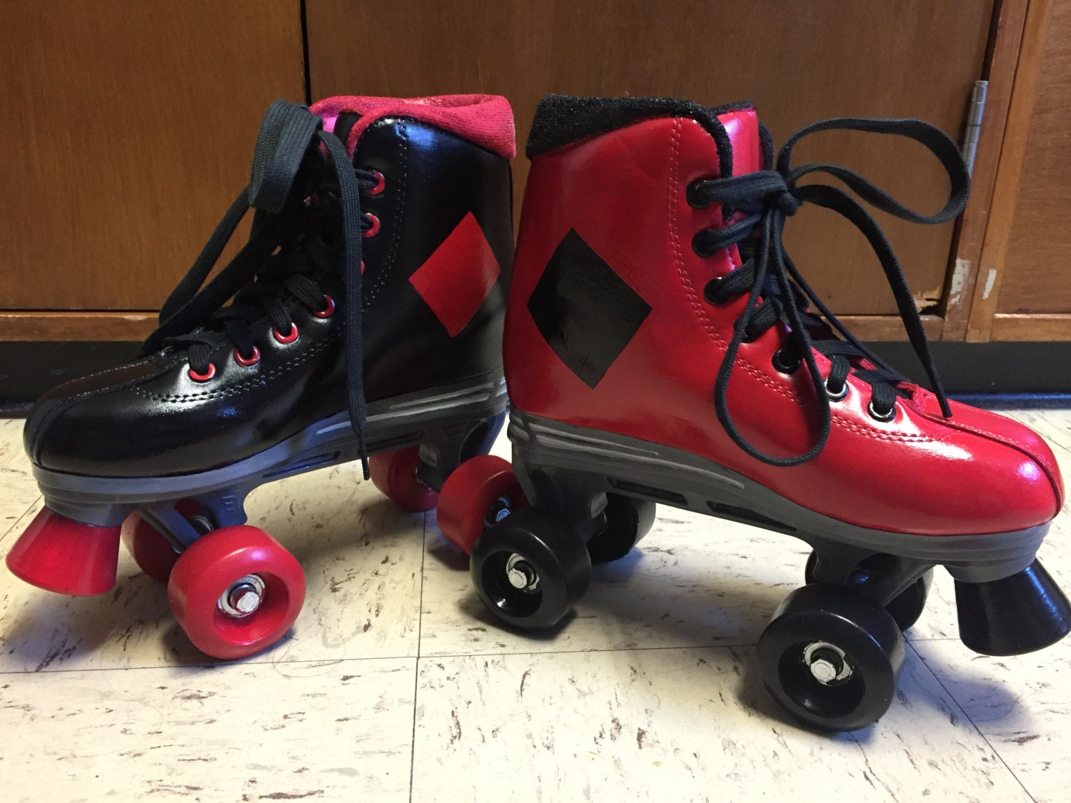 Harley Quinn Derby/Roller Skates Etsy