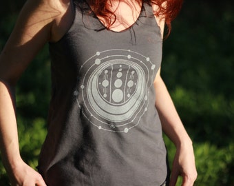 Crop Communication - Women's Grey Crop Circle Tank