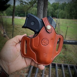Ruger LCP 380 Leather Belt Slide Holster: Custom Made image 4