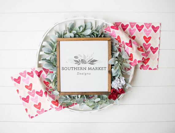 Sign 12x12 Mockup Wood Sign Mockup Framed