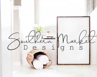 Download Blank Sign Mockup With Photos Etsy